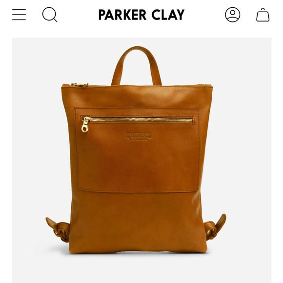 Miramar Brown Leather Backpack - Picture 5 of 5